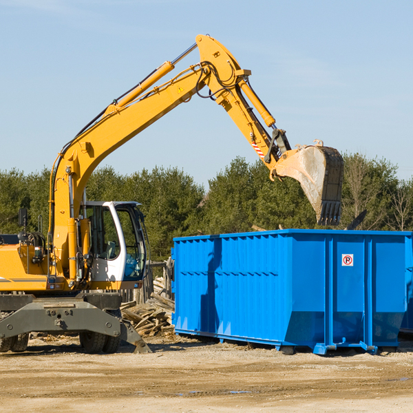 what size residential dumpster rentals are available in Weld ME